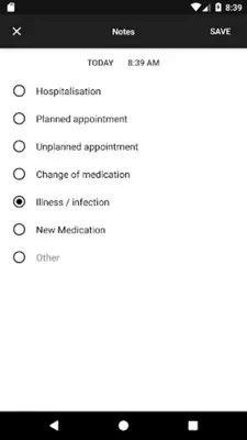 Asthma android App screenshot 2