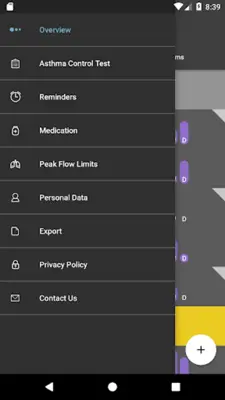 Asthma android App screenshot 3
